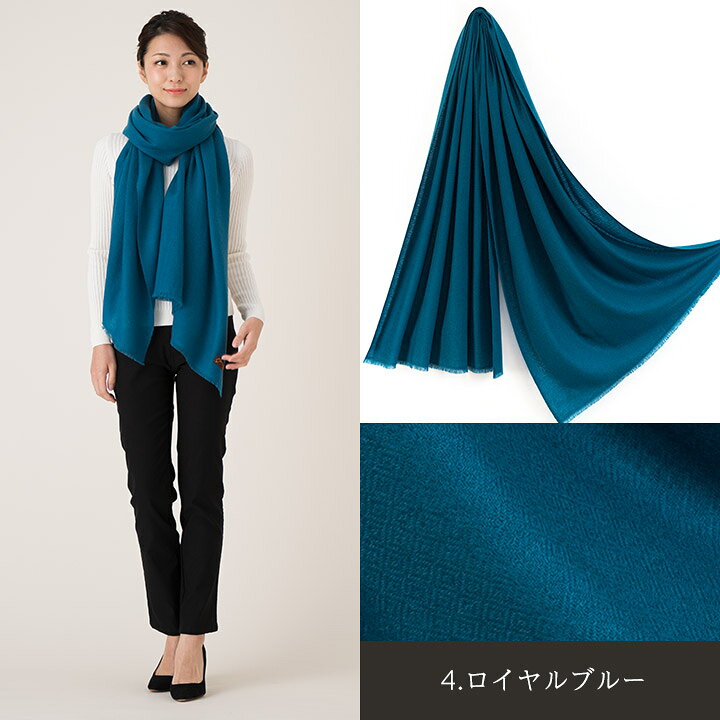楽天市場】カシミヤ 100% 大判 ストール [ギフト箱入] 薄手 カシミヤ  