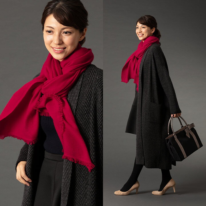 楽天市場】カシミヤ 100% 大判 ストール [ギフト箱入] 薄手 カシミヤ  