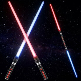 LED ライトセーバー 12色 光る剣 伸縮式 合体可能 2本セット 光る刀 コスプレ 子供 クリスマスプレゼント 撮影用小道具 光るソード 光るおもちゃ 誕生日 レゼント led