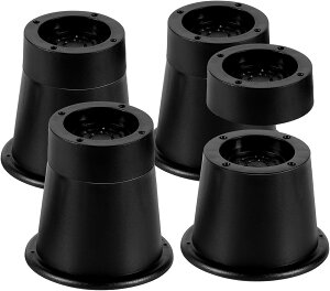 継ぎ脚 高さ調整脚 継足 2段階調整可能 延長脚 アジャスター ベッド テーブル ソファ 机 こたつ 高さを上げる足 テーブル脚台 多段階 高さ調節脚 暖房器具 家具 脚台 つぎあし 底上げ 2Way 5.5cm