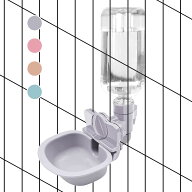 犬 猫 水飲み器 給水器 ペットボトル 使用可能 ケージ 取付型 電源不要 お留守番対応 熱中症を防ぐ 転倒…