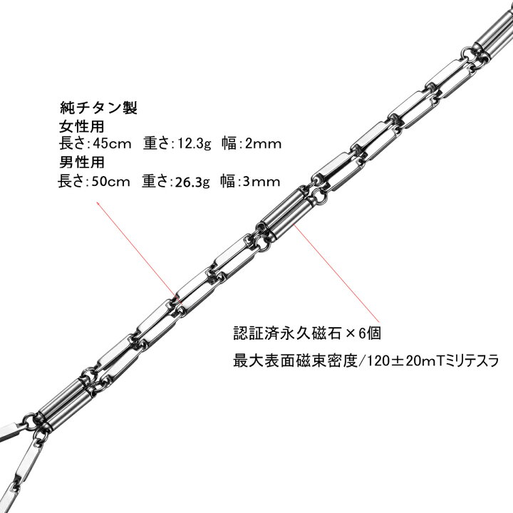 楽天市場】磁気ネックレス メンズ レデイース ゲルマニウム ネックレス 