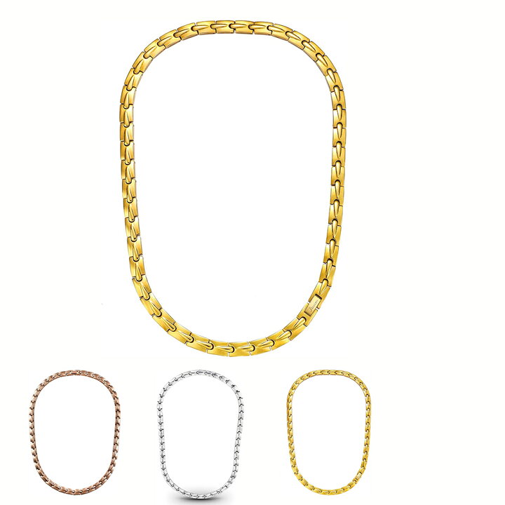 楽天市場】ゲルマニウム ネックレス メンズ レディース 純チタン製 