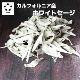 ホワイトセージ 浄化 無農薬 カルフォルニア産 10g ～ ホワイト セージ スマッシング 瞑想 リラックス ストレス解消 安らぎと平穏 自然の癒し ナチュラルな浄化力 空間のクリアリング 心身のリフレッシュ ポジティブエネルギー