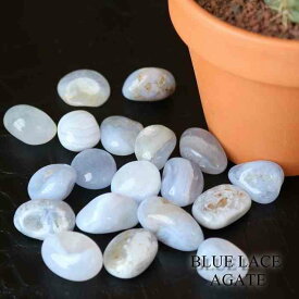 ブルーレースアゲード タンブル Sサイズ 1個 浄化 インテリア 天然石 パワーストーン オルゴナイト プレゼント 贈り物 ブルーレース 青紫 pasmii