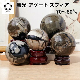 蛍光 アゲート スフィア 丸玉 1個 現物 メノウ 瑪瑙 天然石 パワーストーン 蛍光瑪瑙 天然クォーツ オーリティック アゲート 植物 化粧石 飾り インテリア 飾り石 緑 みどり