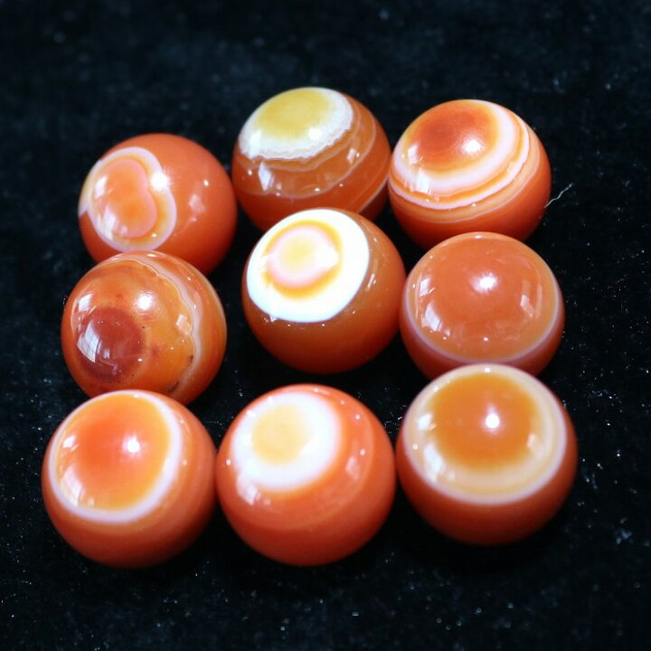 楽天市場】赤瑪瑙 目玉 ミニ スフィア 20mm 天然石 パワーストーン 