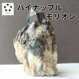 モリオン パイナップルクォーツ キャンドルクォーツ 240g 原石 浄化 魔除け 黒水晶 送料無料 天然石 パワーストーン 魔除け プレゼント ギフト レディース メンズ 防犯