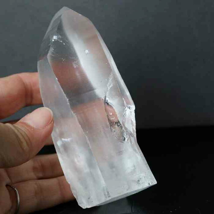 楽天市場】レムリアン 水晶 ポイント ブラジル産 トマスゴンサガ 