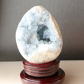 セレスタイト 原石 ジオード 卵 原石 インテリア 1407グラム 天然石 パワーストーン 贈り物 プレゼント ご褒美