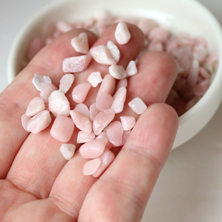 楽天市場】ピンクオパール さざれ石 小粒 50g 浄化 インテリア 天然石 