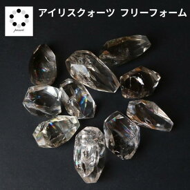 アイリスクォーツ 水晶 現物撮影 フリーフォーム 虹水晶 パワーストーン マクラメ 天然石 天然水晶 虹 水晶 幸運 プレゼント 贈り物