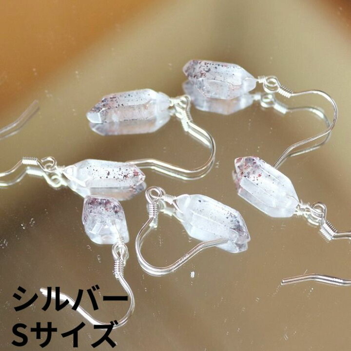 楽天市場】レピドクロサイトインクォーツ ピアス 1個 天然石 