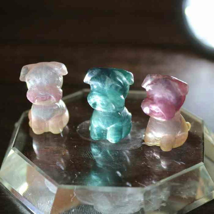 楽天市場】高品質 フローライト シュナウザー 犬 1個 Fluorite 浄化 