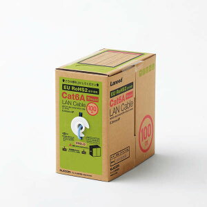 �y���[�zLAN�P�[�u��/CAT6A�Ή�/EU RoHS�w�ߏ���/�R�l�N�^����/�P��/�����b�N�X/100m/�u���[