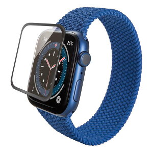 �G���R�� Apple Watch 44mm/�t���J�o�[�t�B����/�K���X/�t���[���t��/�u���b�N