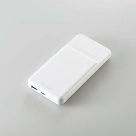 【即納】エレコム MagSafe対応 モバイルバッテリー PD対応 20W 10000mAh USB-C×1 USB-A×1 マグネット iPhone ホワイト