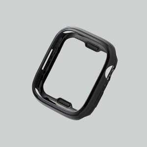 GR AbvEHb` یP[X op[ Series 7 [ 45mm ] ʕی \tg TPU ϏՌ h~ Apple Watch fԍ[ A2474  ] ubN