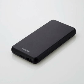 【あす楽】エレコム モバイルバッテリー 10000mAh 大容量 15W / 3A 15W / 3A 入出力( Type-C ×1 ) 出力( USB-A ×1 ) おまかせ充電対応 充電器 ブラック