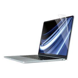 エレコム MacBook Air 13.6インチ ( M2 2022 ) 用 液晶保護フィルム 高光沢 指紋防止 抗菌 SIAA取得 エアーレス