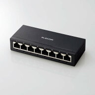 【即納】エレコム スイッチングハブ LAN ハブ 8ポート Giga対応 1000/100/10Mbps 金属筐体 AC電源 ファン…