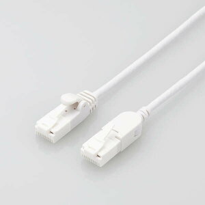 GR LANP[u CAT6A  3m X XCORlN^  10Gbps Xg[g ܐ܂h~ C[TlbgP[u RJ45 zCg