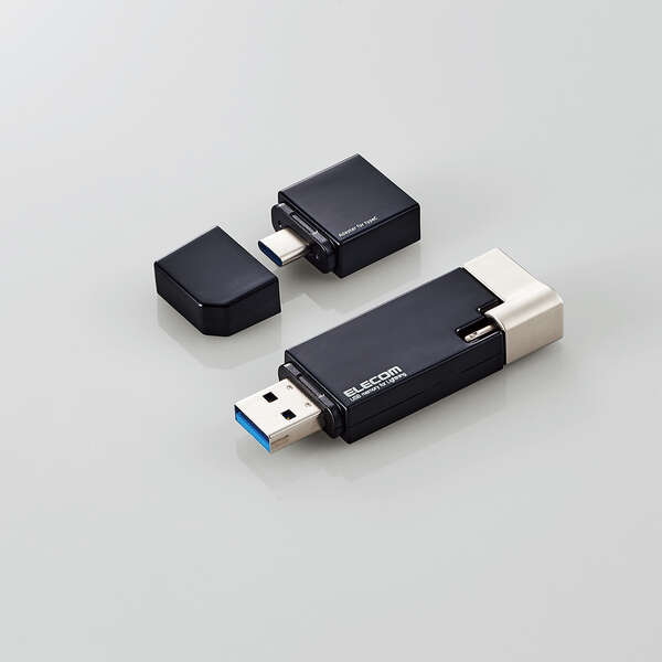 最安値で エレコム USBメモリ 256GB USB3.2 Gen1 3in1 MFI認証 