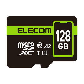 【あす楽】エレコム マイクロSDカード microSDXC 128GB Class10 UHS-I 90MB/s Nintendo Switch 動作確認済 Android 各種 防水(IPX7) データ復旧サービス 2年付