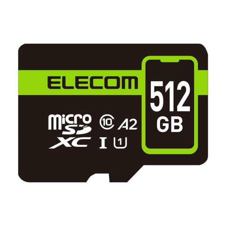 楽天市場】エレコム マイクロSDカード microSDXC 512GB Class10 UHS-I 