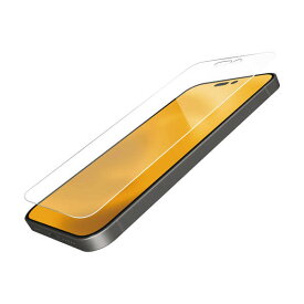 エレコム iPhone 14 Pro ガラスフィルム 高透明 強化ガラス 表面硬度10H 指紋防止 飛散防止 エアーレス