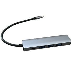 ロジック LG-UCHUB-C100WU3H1 USBマルチハブアダプタ Type-C PD充電専 Type-A HDMI 送料無料