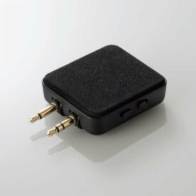【あす楽】エレコム Bluetooth 5.0 オーディオ トランスミッター レシーバー φ3.5mmデュアルジャック ヘッドホンジャック ブルートゥース 送信機 受信機 ブラック