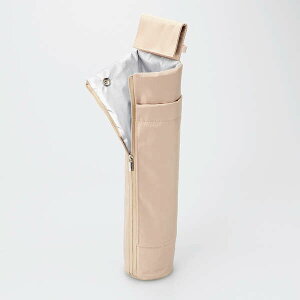 【即納】エレコム ヘアアイロン ケース 収納 ポーチ 耐熱 温度250度 吊り下げ ストラップ付 コード収納ポケット付 スタンド ホルダー 旅行 ベージュ