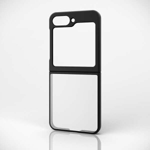 �y���[�z�G���R�� Galaxy Z Flip6 ( SC-54E ) �P�[�X �n�C�u���b�h �J�o�[ �Ռ��z�� �y�� ���^ �J���������Y�ی�݌v ���C�����X�[�d�� TOUGH SLIM LITE �u���b�N