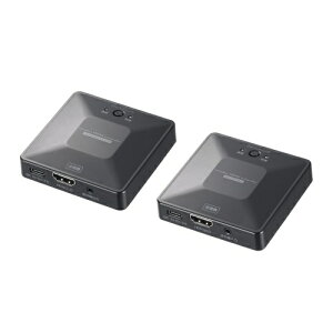 【即納】サンワサプライ ワイヤレスHDMIエクステンダー(最大60m延長・セットモデル)