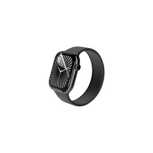 エレコム アップルウォッチ 衝撃吸収 フィルム 2枚入 【 Apple Watch Series 10 46mm 対応 】 全面保護 反射防止 指紋防止 気泡防止