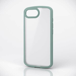 �y���[�z�G���R�� iPhone 16e �P�[�X �n�C�u���b�h �Ռ��z�� �y�� ���^ �J���������Y�ی�݌v ���^���X�e�b�J�[�t �w�ʃ}�b�g�N���A TOUGH SLIM LITE �O���[��