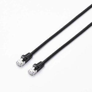 �y���[�z�G���R�� LAN�P�[�u�� CAT8 1m �ܐ܂�h�~ ���ϋv ���b�V�� �V�[���h�\�� ���� 40Gbps/2000MHz �y ���f�� ���[�^�[ PS5 PS4 Xbox ���Ή� �z �u���b�N