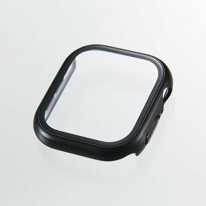 �y���[�z�G���R�� �A�b�v���E�H�b�` �J�o�[ Apple Watch Series 11 / 10 [ 46mm ] �t���J�o�[ �P�[�X �����K���X 10H ���^���b�N �ϏՌ�PC�t���[�� �w��h�~ ��U�h�~ �u���b�N
