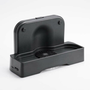 �G���R�� Nintendo Switch 2 �h�b�N�p ��p�t�@���X�^���h �{�̔��M�΍� �e���r���[�h�g�p�� �c�u���E���u���Ή� ���i�K���ʒ��� USB���d ���ׂ�~�ߕt�� �u���b�N