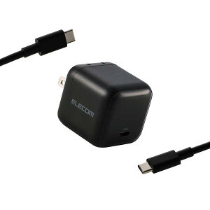 �y���[�z�G���R�� USB �[�d�� 65W PD PPS�Ή� 1�|�[�g USB-C GaN II �R���p�N�g �܂肽���݃v���O PSE�K�� MacBook iPad iPhone Switch �Ή� USB-C�P�[�u��1.5m�t�� �u���b�N