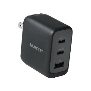 �y���[�z�G���R�� USB �[�d�� 70W PD PPS�Ή� 3�|�[�g USB-C ×2 USB-A GaN II �R���p�N�g AdjustCharge �܂肽���݃v���O PSE�K�� MacBook iPad iPhone Switch �Ή� �u���b�N