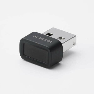 �y���[�z�G���R�� �w��F�؃��[�_�[ USB-A ���^�h���O�� �m�[�gPC���� Windows Hello�@�\�Ή� Windows 11/10�Ή� MoC���� 360�x�ǎ� �w��ő�10���o�^ �p�X�L�[�Ή� �u���b�N