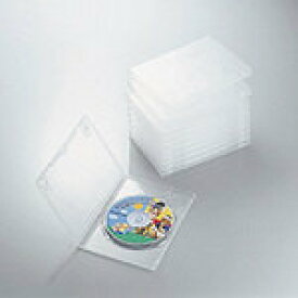 【あす楽】エレコム DVDトールケース 10マイ クリア [CCD-DVD03CR]|| ELECOM