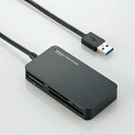【即納】エレコム USB3.0対応メモリリーダライタ [51+5メディア対応] ブラック MR3-A006BK [MR3-A006BK]|| ELECOM
