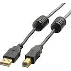 �G���R�� �t�F���C�g�R�A�t��USB2.0�P�[�u�� [�u���b�N] 5.0m U2C-BF50BK [U2C-BF50BK]|| ELECOM