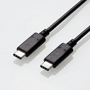 �G���R�� USB2.0�P�[�u���iType-C-TypeC�j [U2C-CC5P40NBK]|| ELECOM