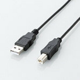 エレコム エコUSB2.0ケーブル（A-Bタイプ）[ブラック] 2.0m U2C-JB20BK [U2C-JB20BK]|| ELECOM