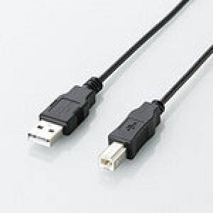 �G���R�� �G�RUSB2.0�P�[�u���iA-B�^�C�v�j[�u���b�N] 3.0m U2C-JB30BK [U2C-JB30BK]|| ELECOM