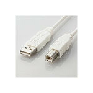 �G���R�� USB2.0�Ή���USB�P�[�u���iAB�^�C�v�j 3.0m [USB2-ECO30WH]|| ELECOM